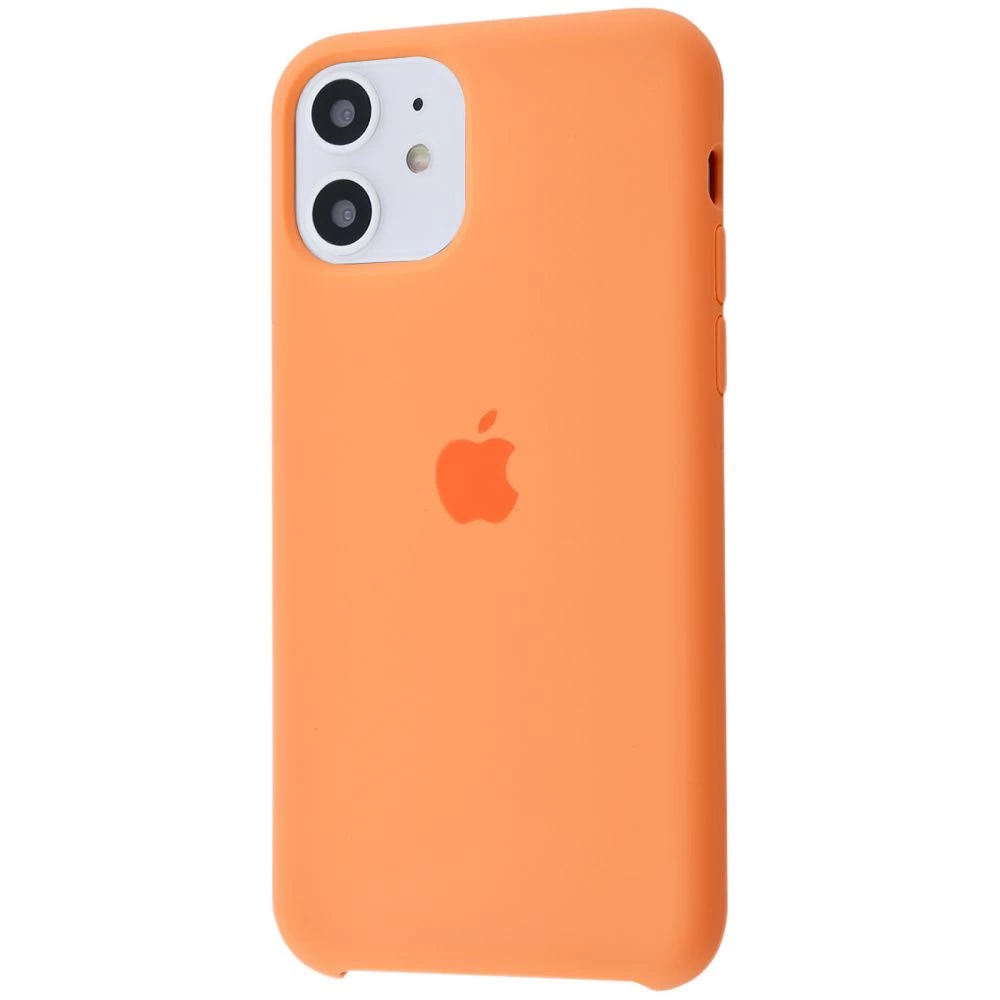 Силиконовый Чехол Накладка Silicone Case для iPhone 11 Papaya