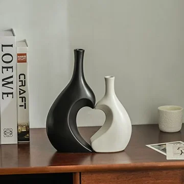 Керамические вазы 2 шт Q00571 - фото 8
