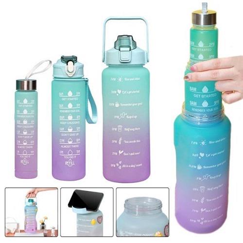 Бутылки для воды спортивные R30936 3в1 300/900/2000 мл (13687283) - фото 4 Бутылки для воды спортивные R30936 3в1 300/900/2000 мл (13687283) - фото 4