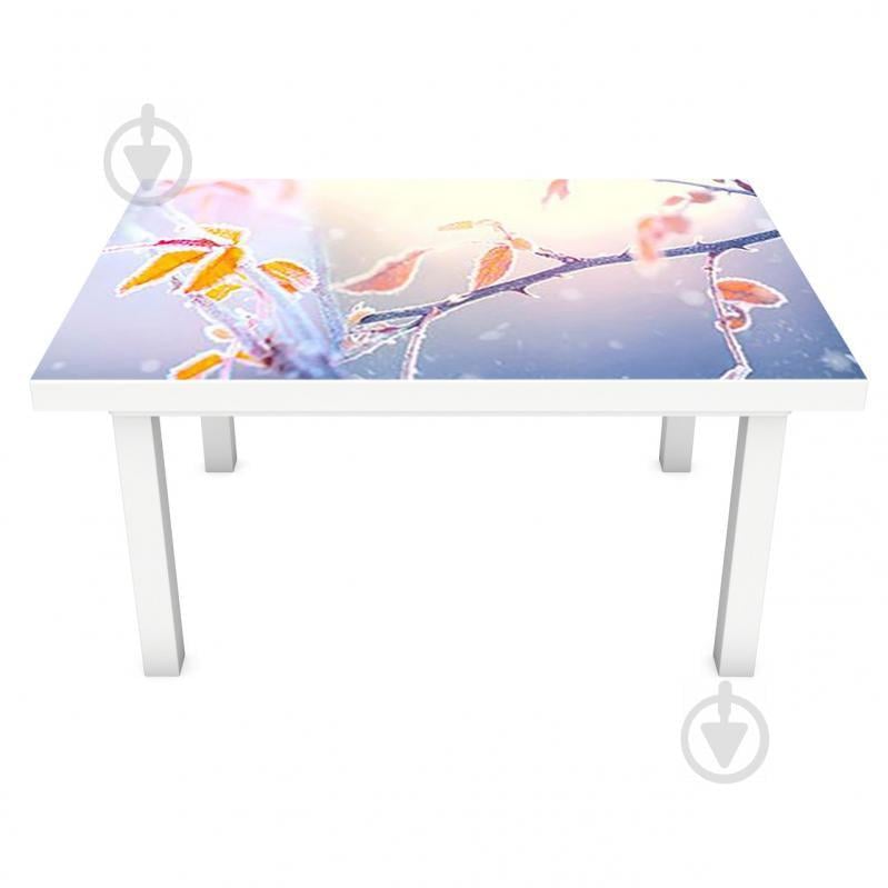 Наклейка на стол Zatarga  "Заснеженная ветка" 650х1200мм (Z180315/1st)