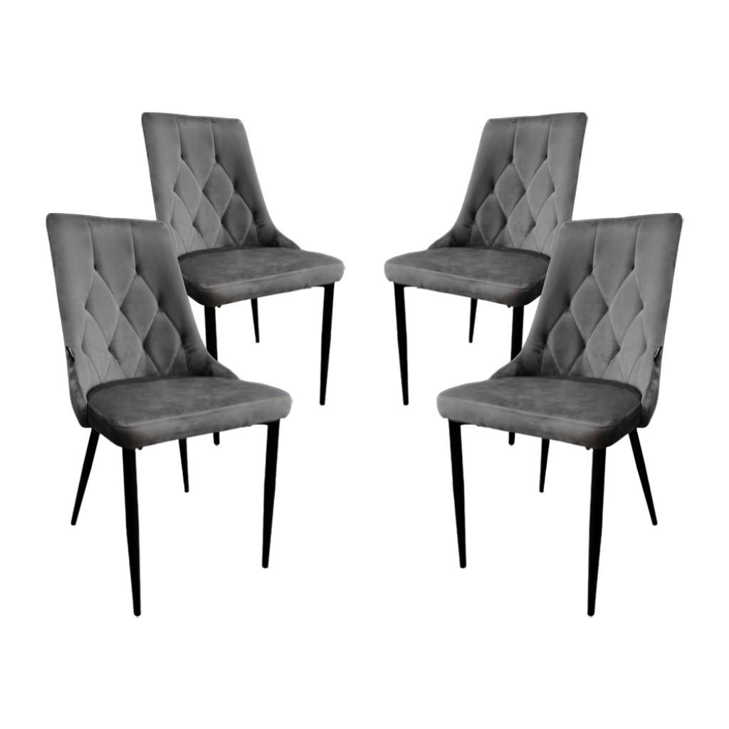 Стул Bonro B-426 4 шт. Серый (4240082612)