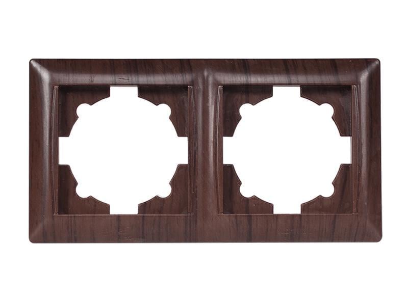 Рамка двомісна горизонтальна Luxel Primera 3922 Вишневий (00000038655)