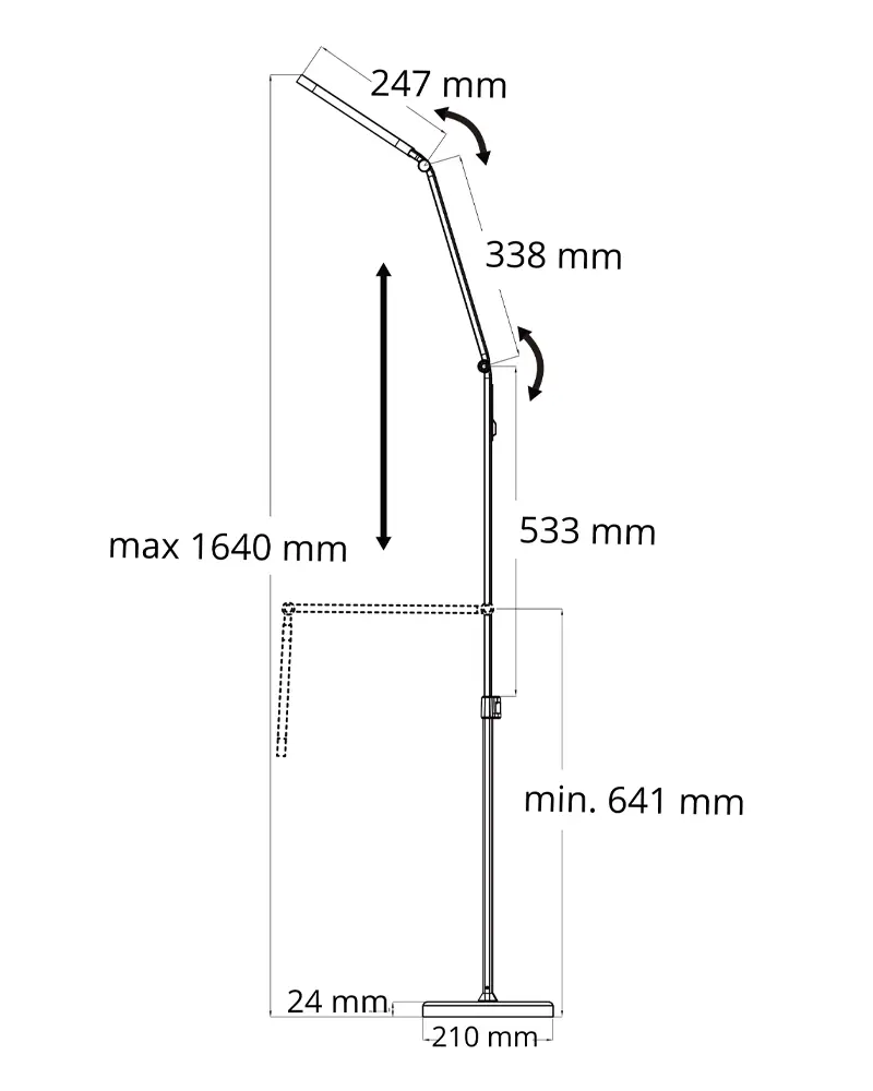Торшер Polux 327369 Ferrara - фото 6