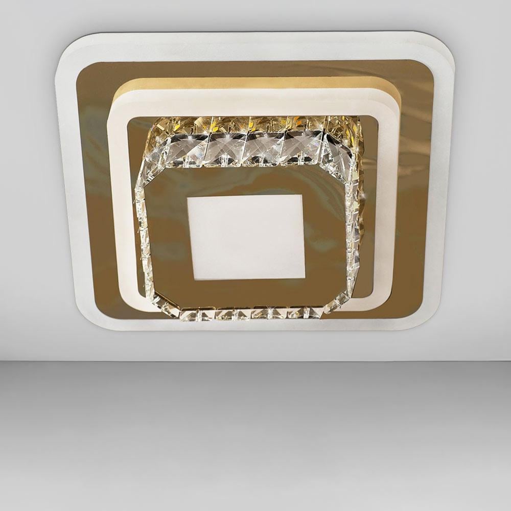 Люстра потолочная светодиодная Light House SY-18810/240 GD 74W 240х240х70 мм Золотой