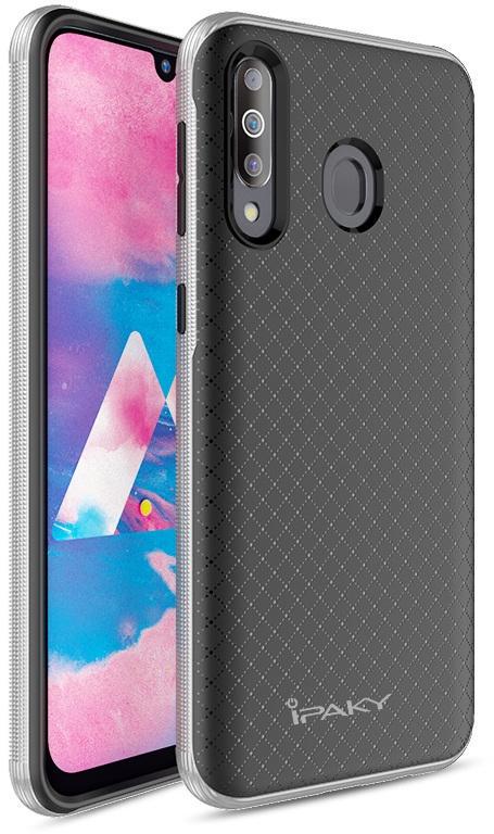 Чехол iPaky для Samsung Galaxy M30 M305 (ДвухКомпонентный) Накладка Silver (09613-59)