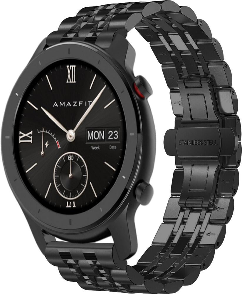 Браслет металевий Spinye для Amazfit GTR 42 мм Black (29169-2B)