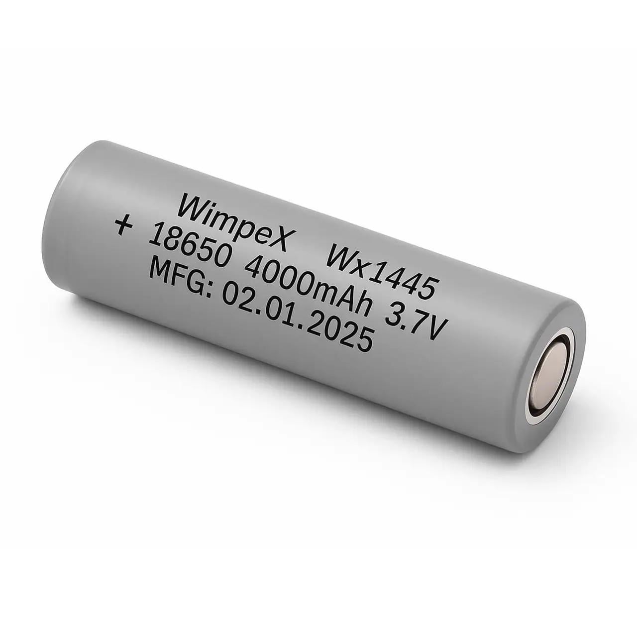 Аккумулятор 18650 WX-1445 4000 Mah Li-Ion 3,7 V 500 циклов Серый (2642360061)