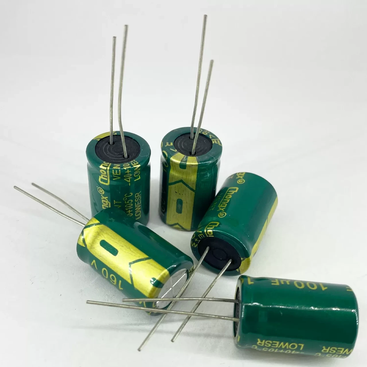 Конденсаторы электролитические ChongX 100 мкф 160V 13x21 мм 105 °C (1964596392)