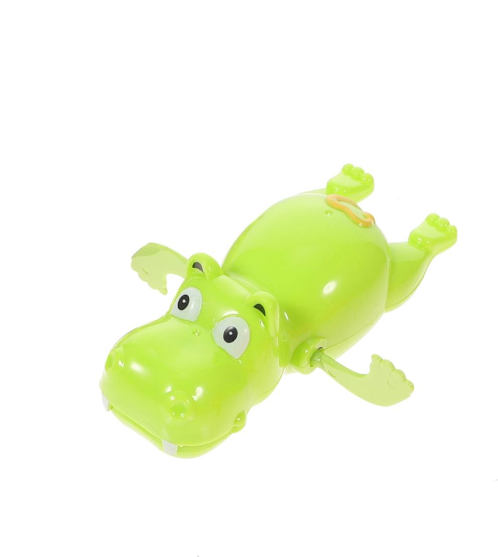 Игрушка заводная для ванной Bath Toys 555 водоплавающая Бегемотик Зеленый (2119116259)