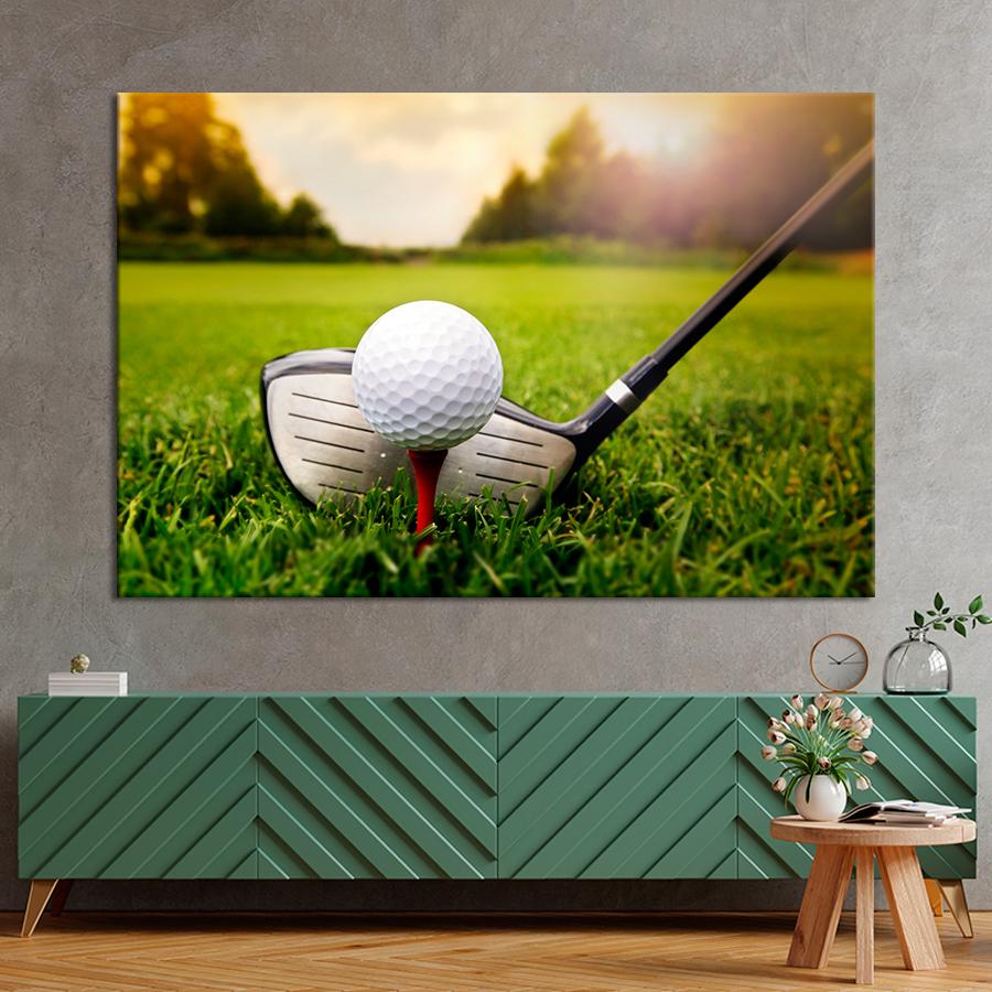 Картина спорт Игра в гольф 120x80 см (A1220-1)