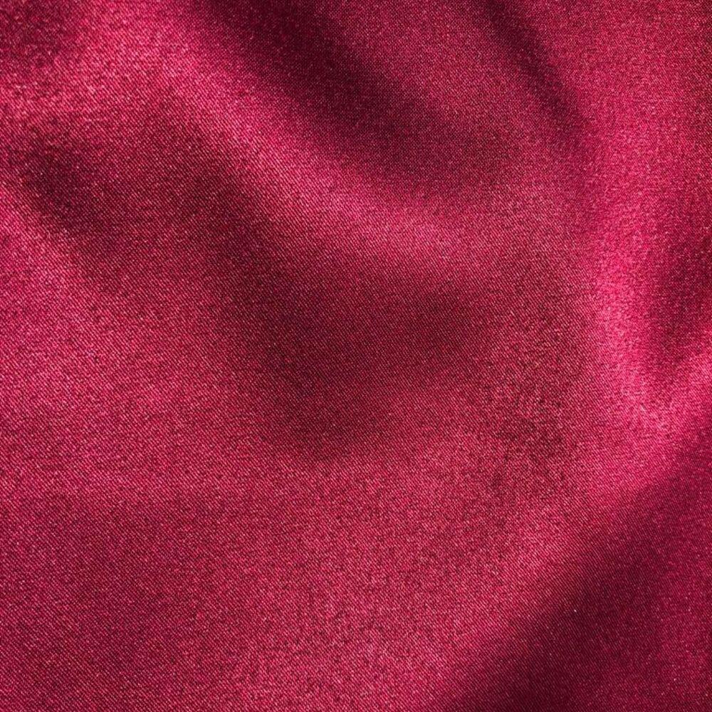 Ткань костюмно-платная Атлас Lux V-44 Вишня (11180)