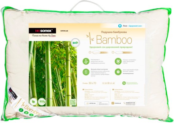 Подушка Sonex Bamboo стандартна 50x70 см (SO102159) - фото 2