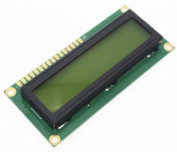 Модуль LCD для Arduino 1602 с зеленой подсветкой (11401225)