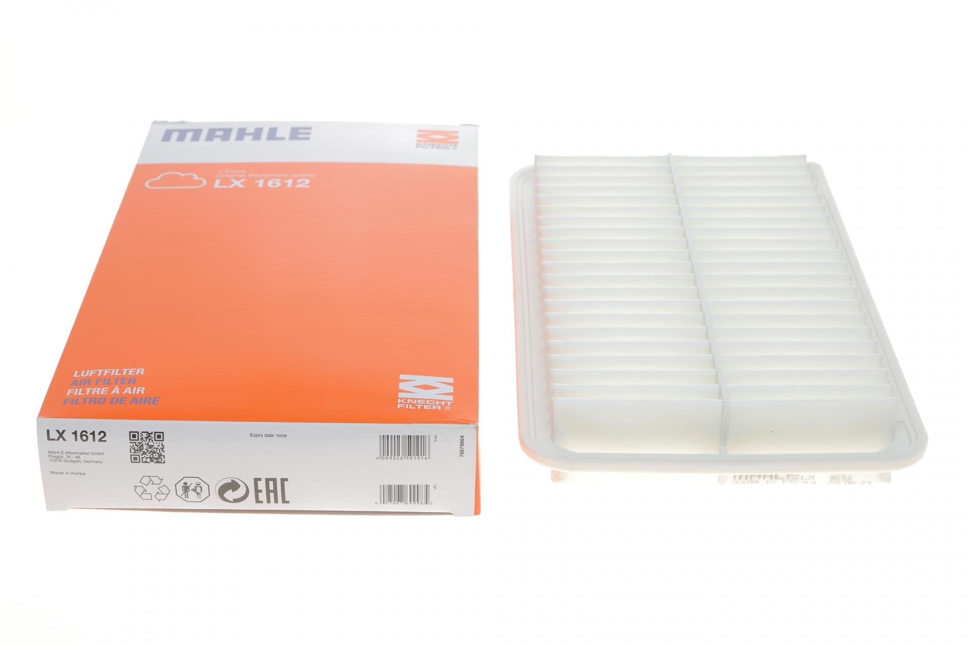 Фильтр воздушный KNECHT для Lexus RX 3,0/3,5 03-08/ Toyota Camry 2,0-3,0 01-06 44x316x193 мм (LX 1612)