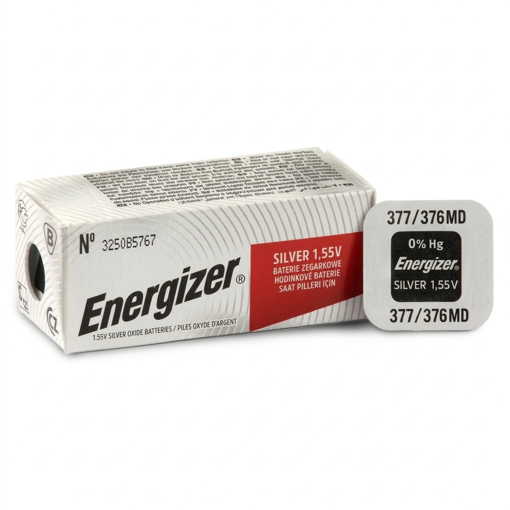 Батарейка серебряно-оксидная Energizer SR626SW 377 AG4 1,55V 1 шт. (7638900950069)