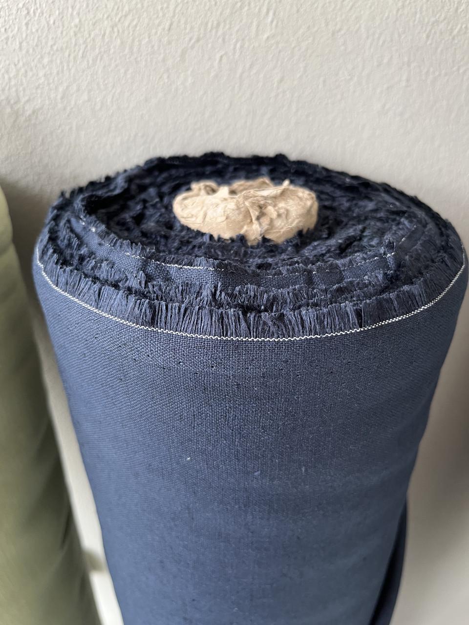 Ткань LINEN PLUS 52% льна и 48% хлопка 143 см 999 Темно-синий - фото 2 Ткань LINEN PLUS 52% льна и 48% хлопка 143 см 999 Темно-синий - фото 2