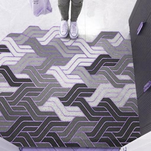 Килимок у передпокій D28 120х120 см брудозахисний