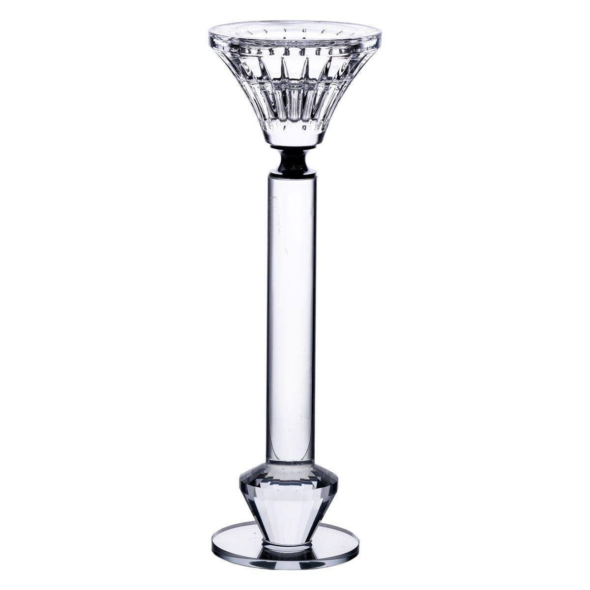 Подсвечник стеклянный Light House LG-30091 CL высота 21 см Прозрачный