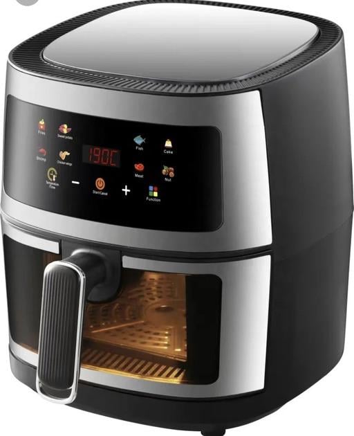 Аерогриль сенсорний Henschll без олії 8 л 3200 W - фото 8 Аерогриль сенсорний Henschll без олії 8 л 3200 W - фото 8