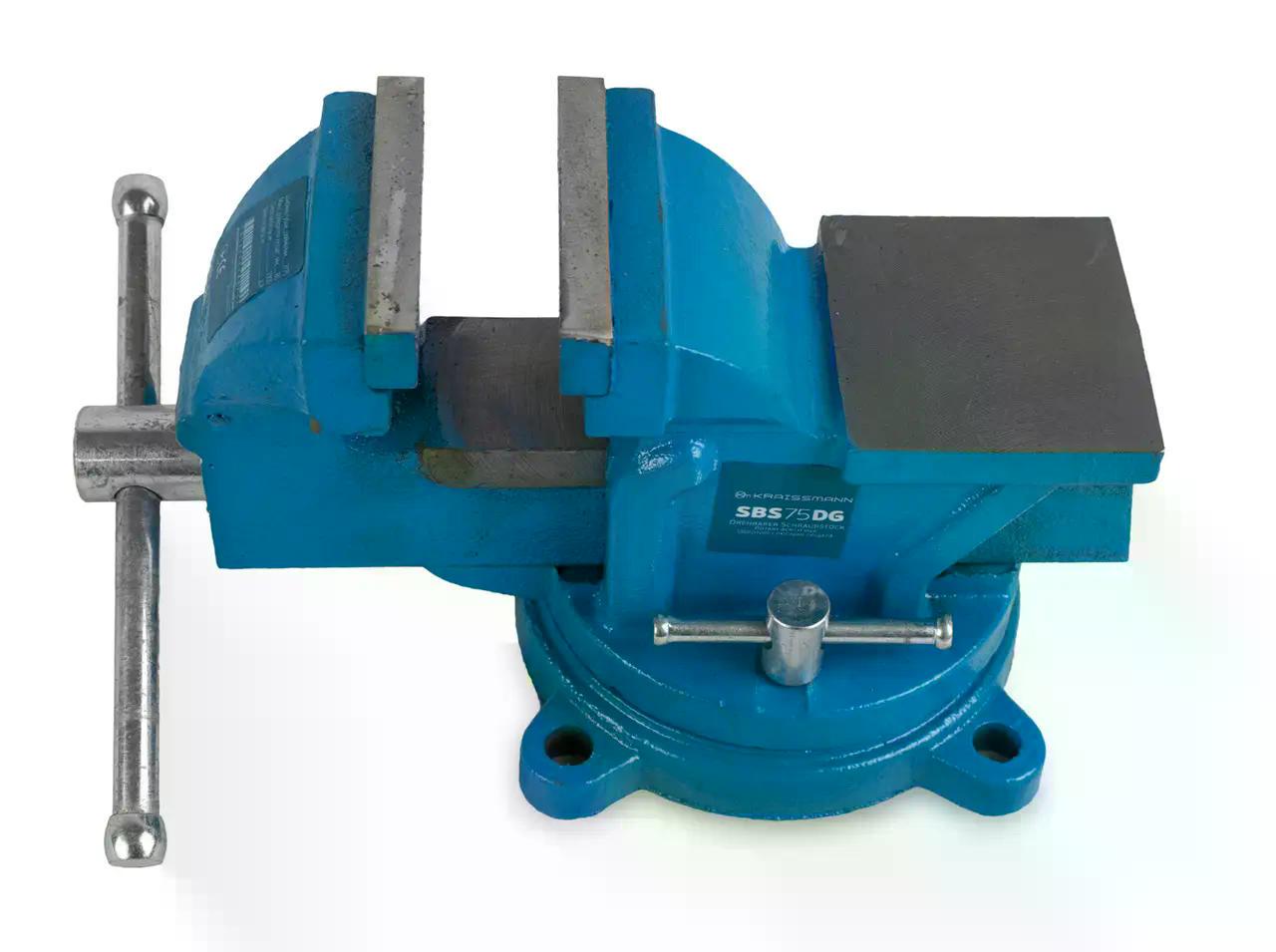 Тиски слесарные вращающиеся KRAISSMANN SBS 75 DG губки 75 мм (30953516) Тиски слесарные вращающиеся KRAISSMANN SBS 75 DG губки 75 мм (30953516)