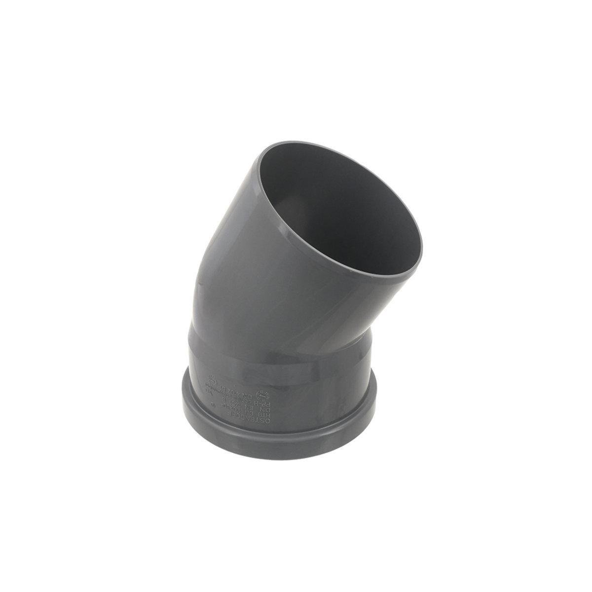 Колено канализационное внутреннее Ostendorf HT Safe Ф 110 мм 30° (15187)