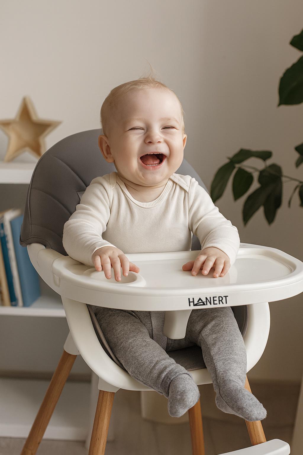 Стільчик для годування Hanert Liebe 2в1 Grey - фото 6