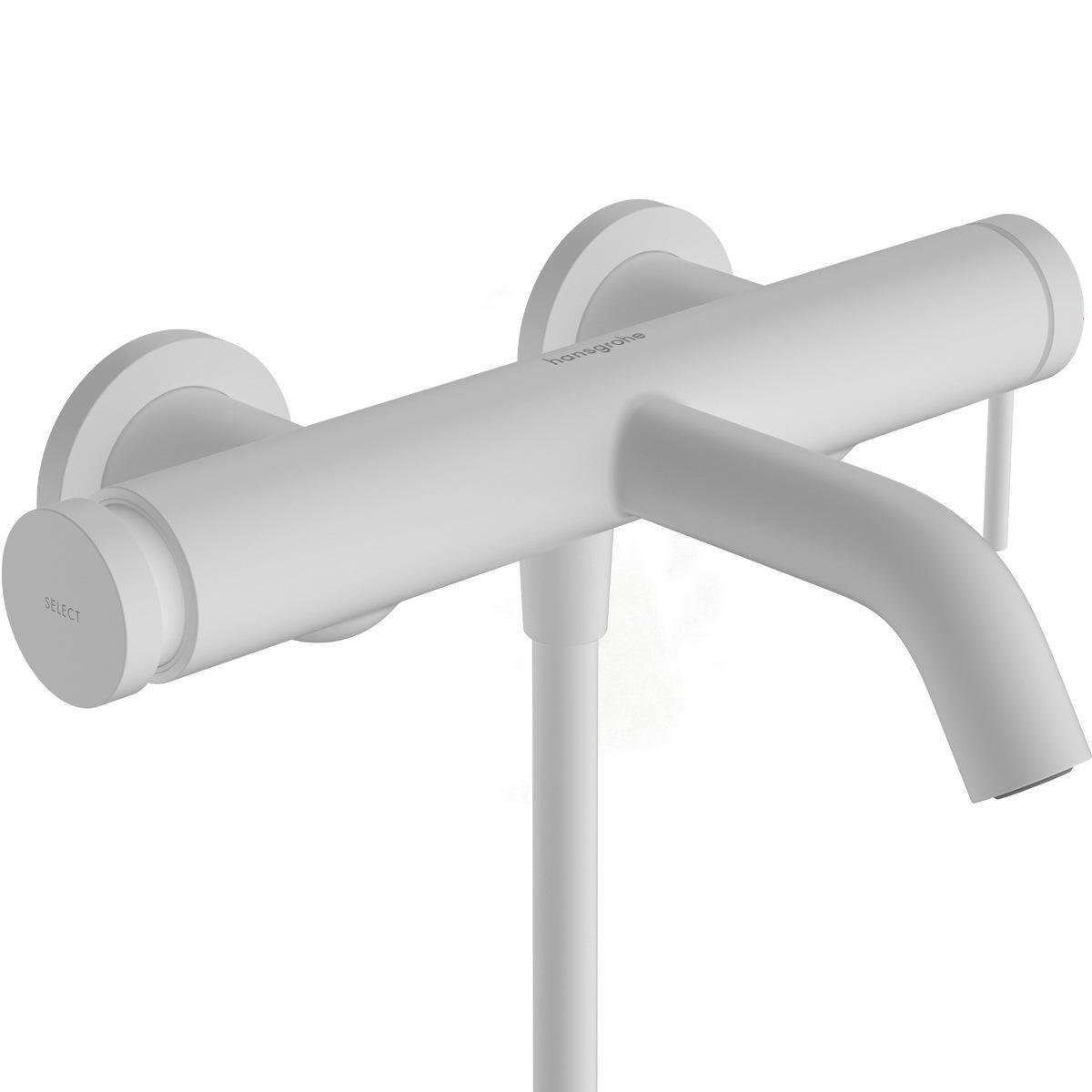 Cмеситель для ванны Hansgrohe Tecturis S 73422700 однорычажный Белый (196254)