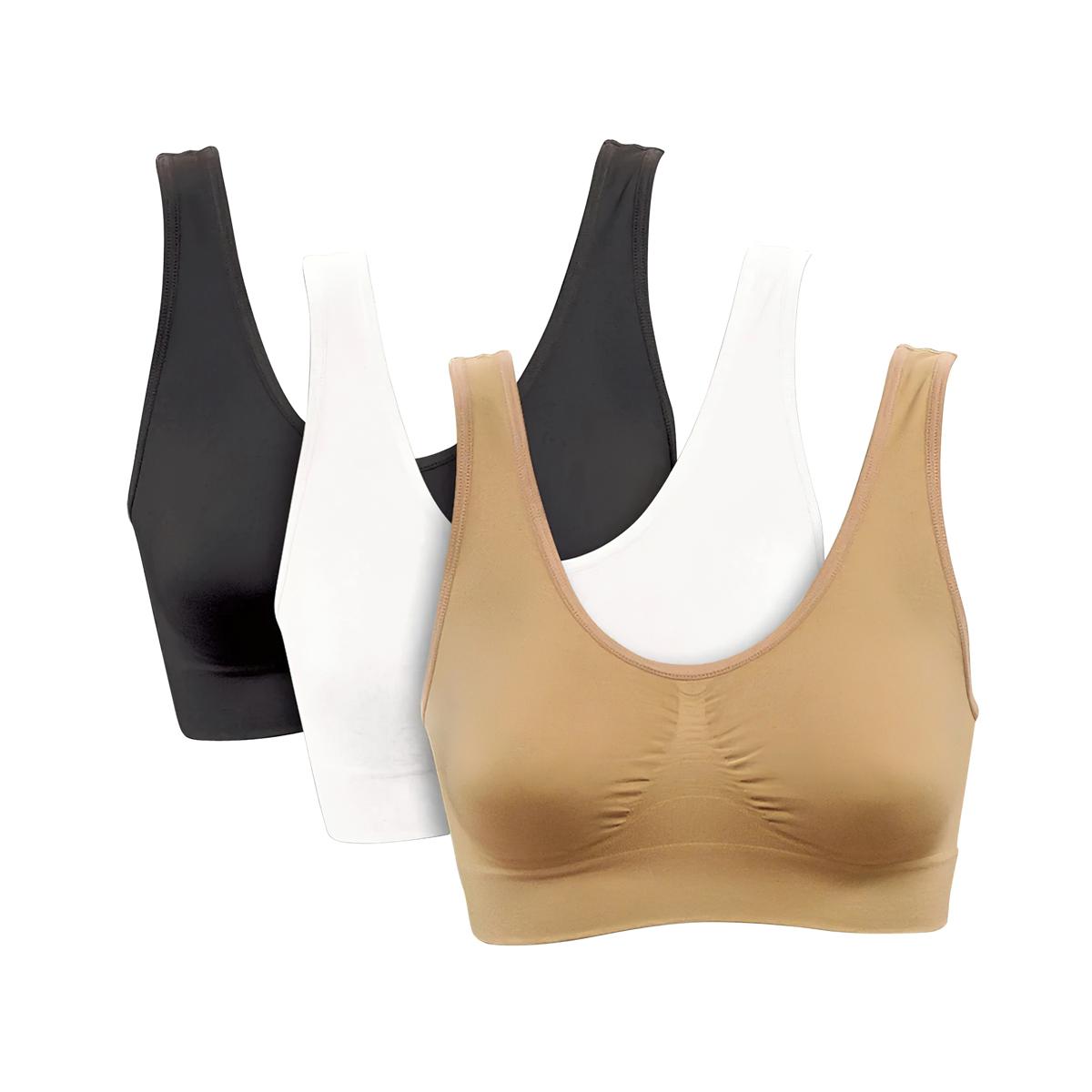 Бюстгальтер бесшовный Ahh Bra XL 3 шт. (3000007-TOP-3)