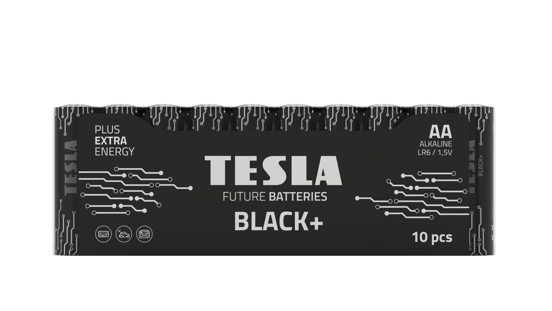 Батарейки TESLA BLACK AA LR06 1,5 В 10 шт. (000003293)