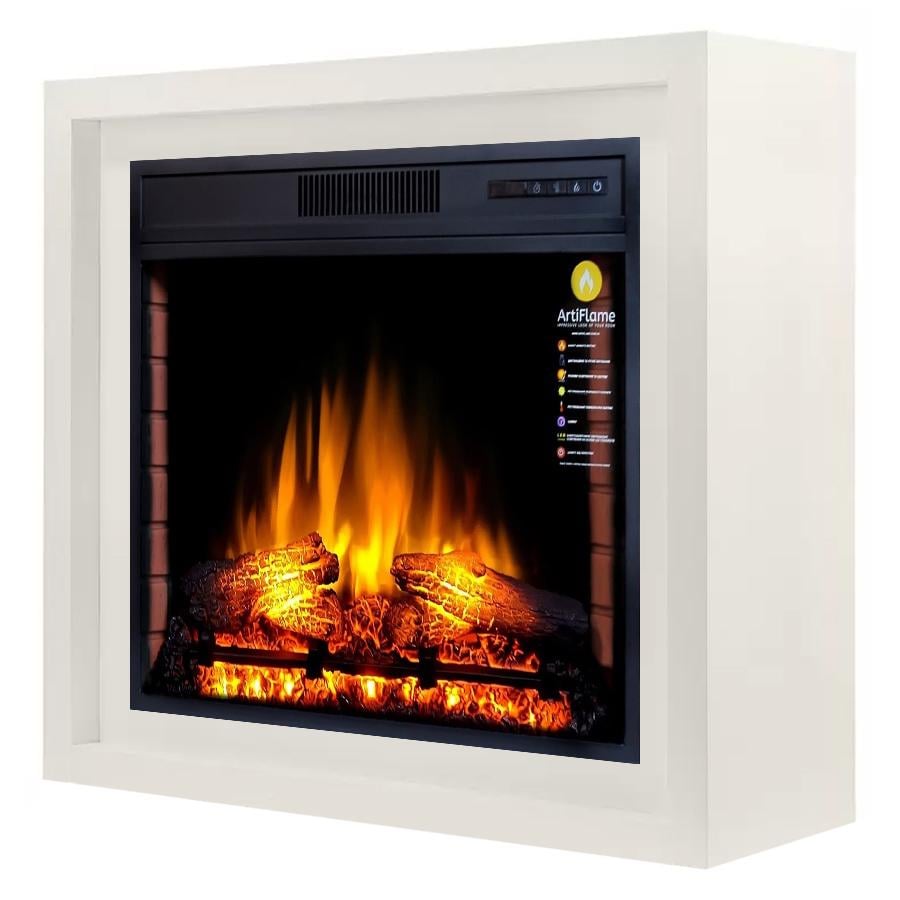 Каминокомплект ArtiFlame BRONX AF28 Белый дуб
