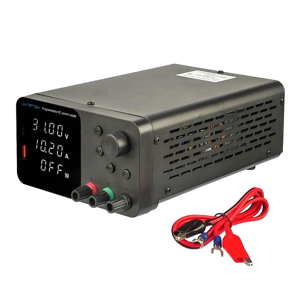 Блок питания импульсный лабораторный Wanptek TPS3010 30V/10A с цифровой индикацией V/A/W USB A/Type-C (8-22-53170) Блок питания импульсный лабораторный Wanptek TPS3010 30V/10A с цифровой индикацией V/A/W USB A/Type-C (8-22-53170)