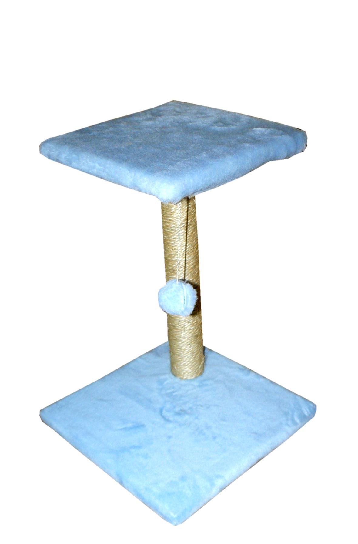 Когтеточка ФанКот Тройка сизаль Голубой (0005/6)