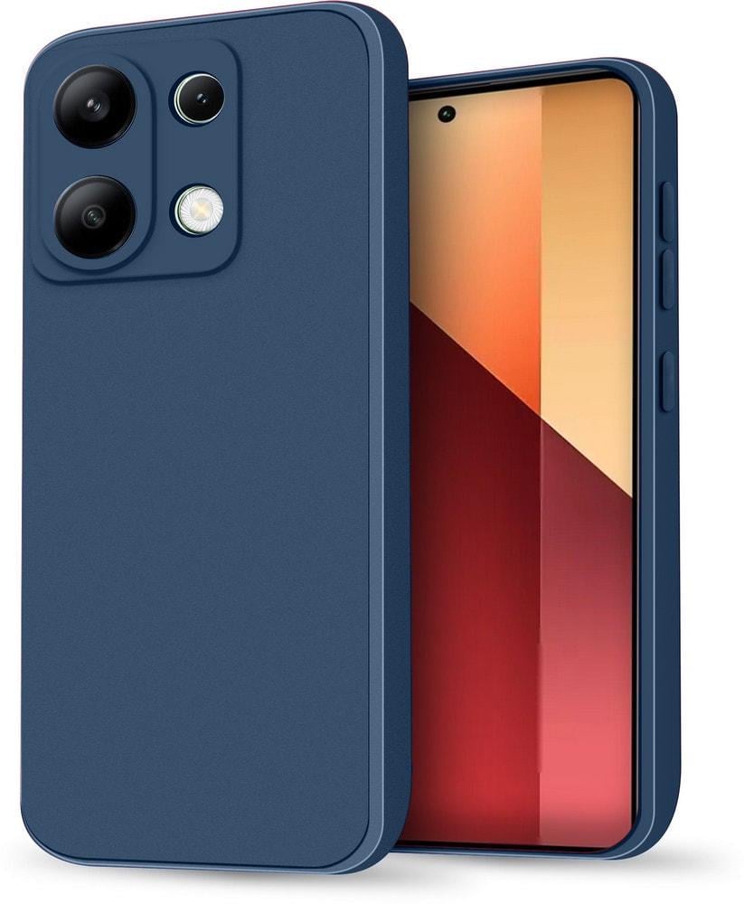 Силиконовый чехол HardCorner Xiaomi Redmi Note 13 Pro (с микрофиброй) Blue (35426-28)