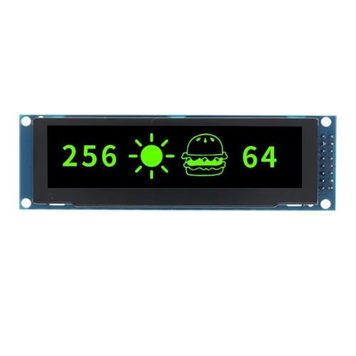 Дисплей OLED 3.12 драйвер SSD1322 Зеленый (25793313)