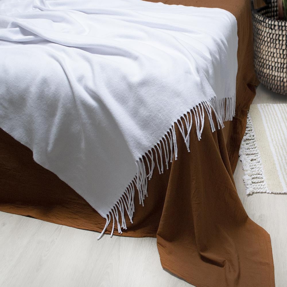 Плед Lotus Zeus-Basic 140х200 см Белый (29026) - фото 5