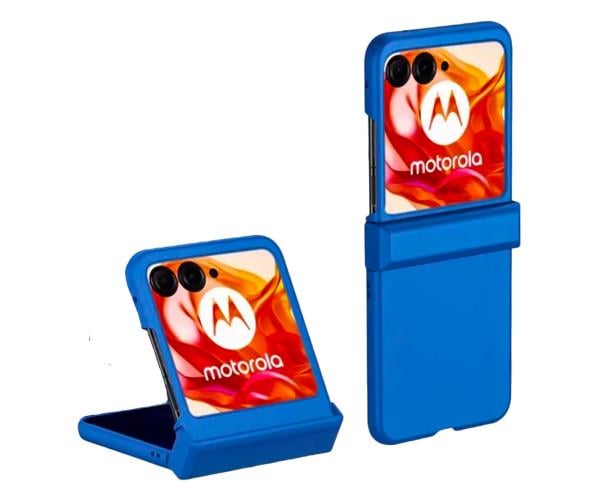 Чехол накладка Omeve Shockproof для Motorola Razr 50 Ultra / Razr+ 2024 Синий