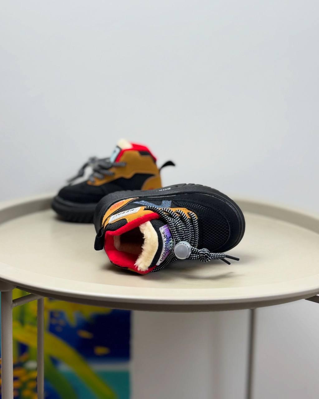 Ботинки детские осенние 1459 р. 25 Черный (23603816) - фото 5