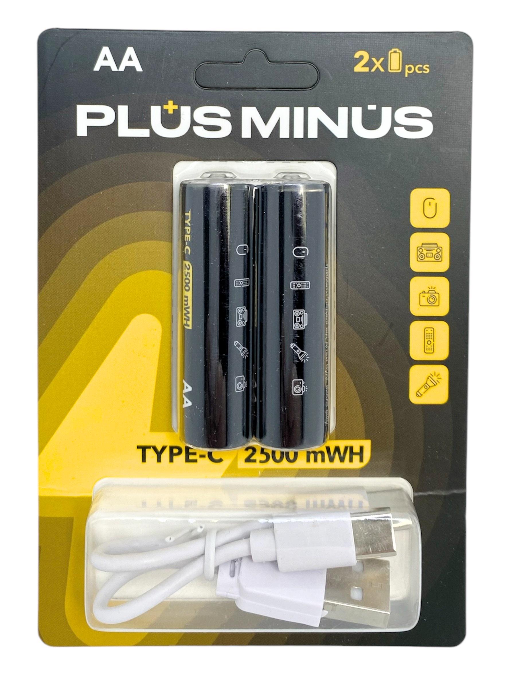 Аккумулятор AA 1.5 V 2500 mАh 2 шт. - фото 1