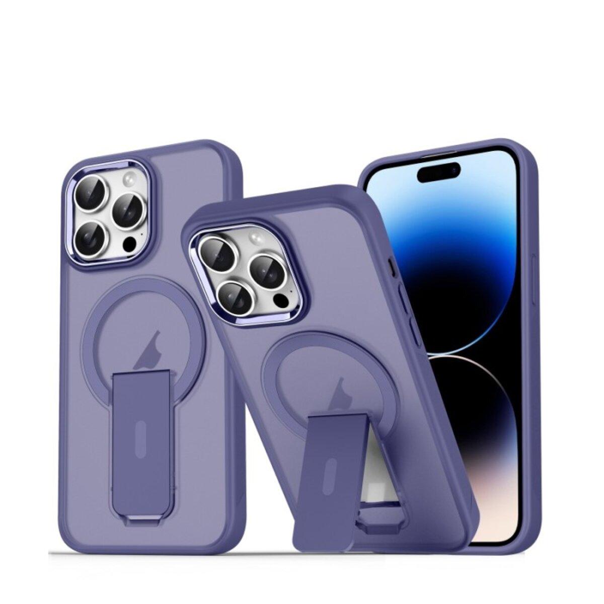 Противоударный чехол с подставкой Cosmic Magnetic Stand for Apple iPhone 14 Pro Purple