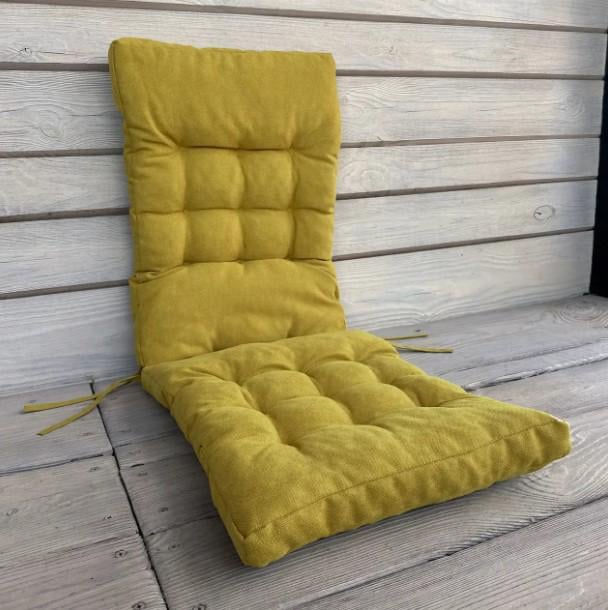 Подушка для стільців Decorator Copo подвійна 40х120х7 см Гірчичний (84-108) - фото 1 Подушка для стільців Decorator Copo подвійна 40х120х7 см Гірчичний (84-108) - фото 1