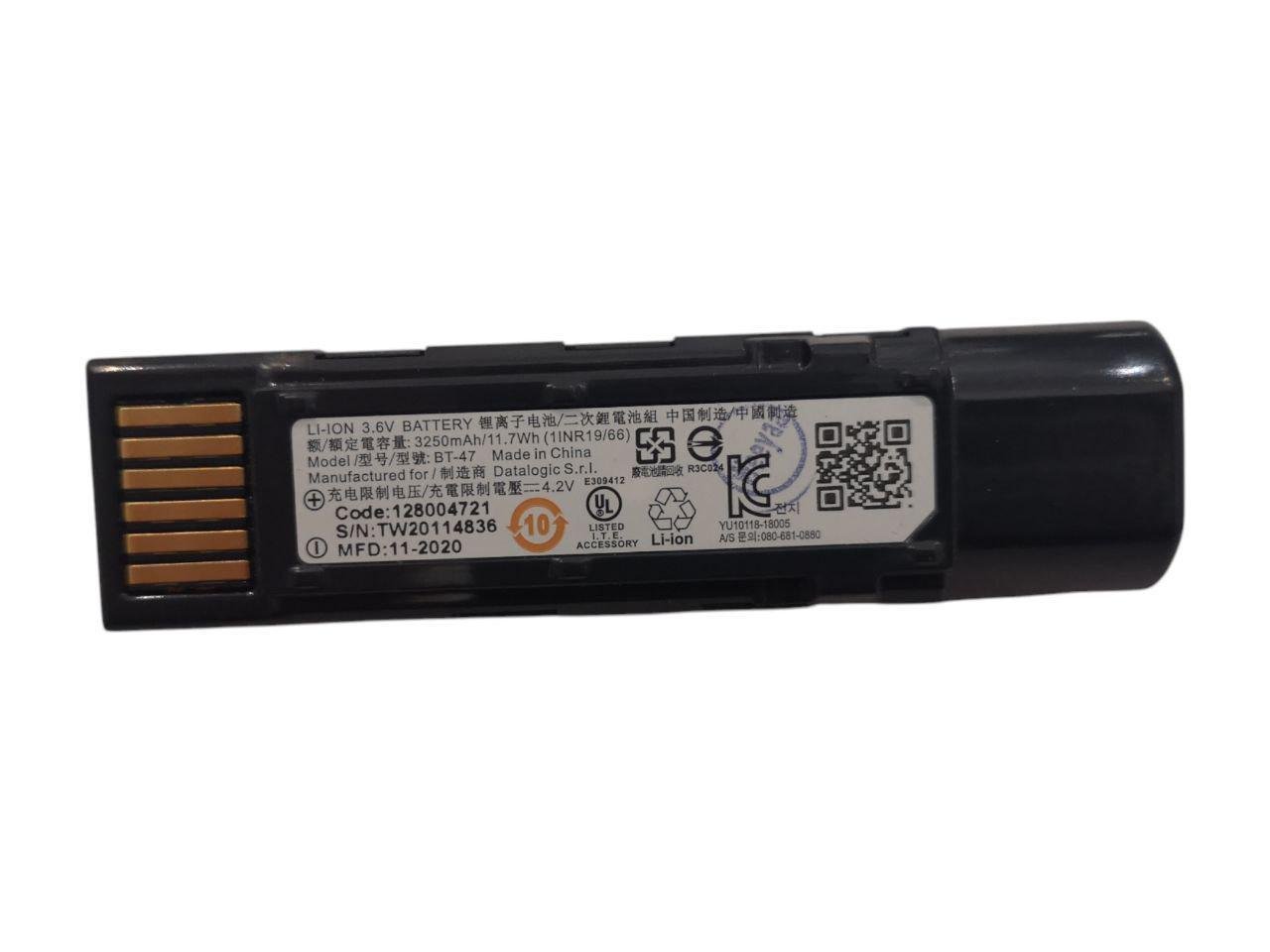 Акумулятор для Datalogic Gryphon GM4500/GBT4500/BT-47 3250mAh 11.7Wh (23380234)