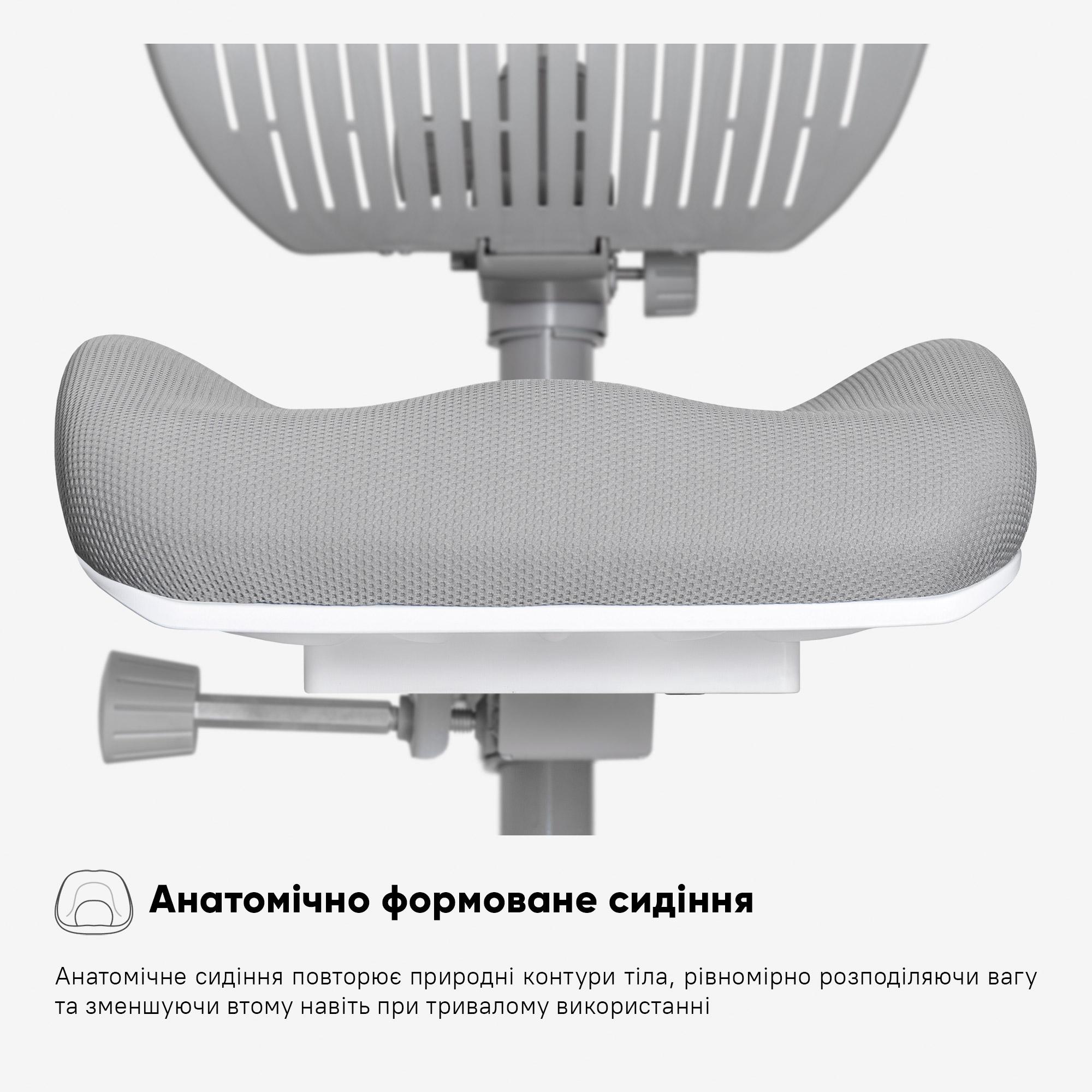 Детское кресло Mealux Ergoback Серый (Y-1020 G) - фото 7 Детское кресло Mealux Ergoback Серый (Y-1020 G) - фото 7
