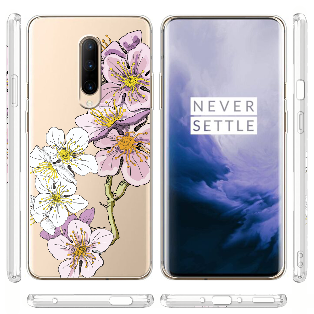 Чохол BoxFace OnePlus 7 Pro Cherry Blossom Прозорий силікон (37257-cc4-37257) - фото 3