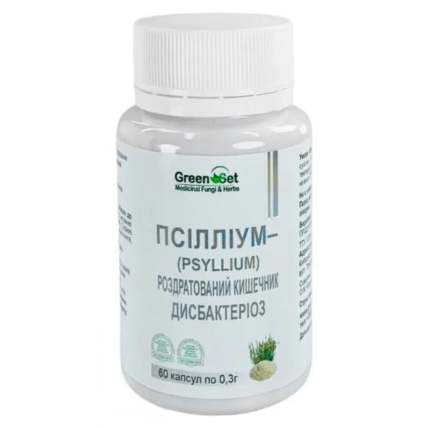Клетчатка Green Set Псилиум раздраженный кишечник/дисбактериоз 60 капс. (000023998)