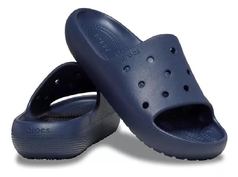 Шльопанці чоловічі Crocs Classic Slide V2 Navy р. 41-42 Синій (27471) Шльопанці чоловічі Crocs Classic Slide V2 Navy р. 41-42 Синій (27471)