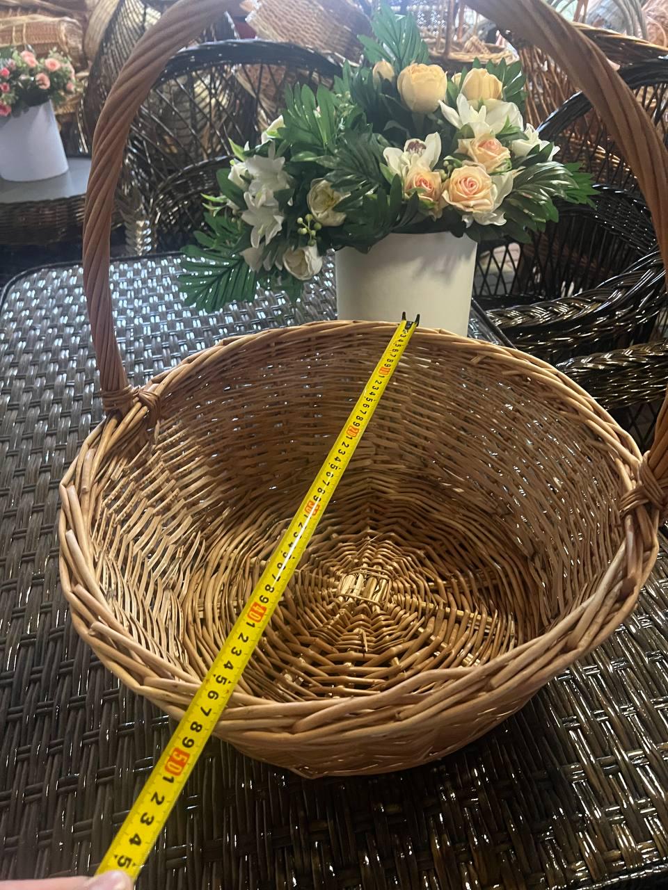 Корзина из лозы на подарки Сімейний Затишок (29756730) - фото 9 Корзина из лозы на подарки Сімейний Затишок (29756730) - фото 9