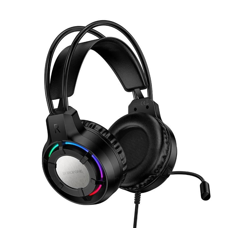 Навушники ігрові Borofone BO112 Wave gaming headphones Black (6941991124648)