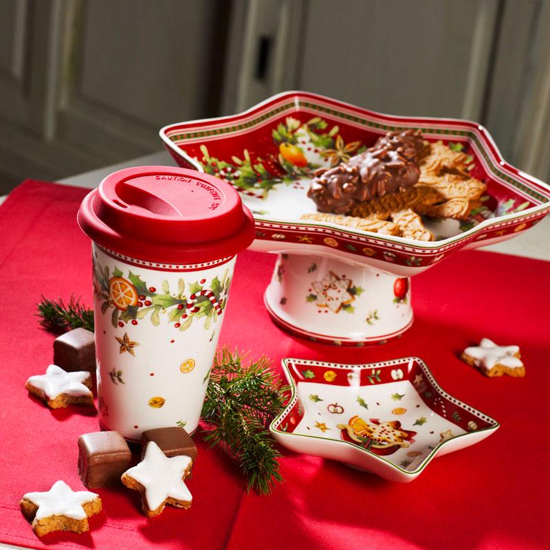 Блюдо сервировочное Villeroy & Boch Winter Bakery Delight на ножке 27 см (1486123840) - фото 3