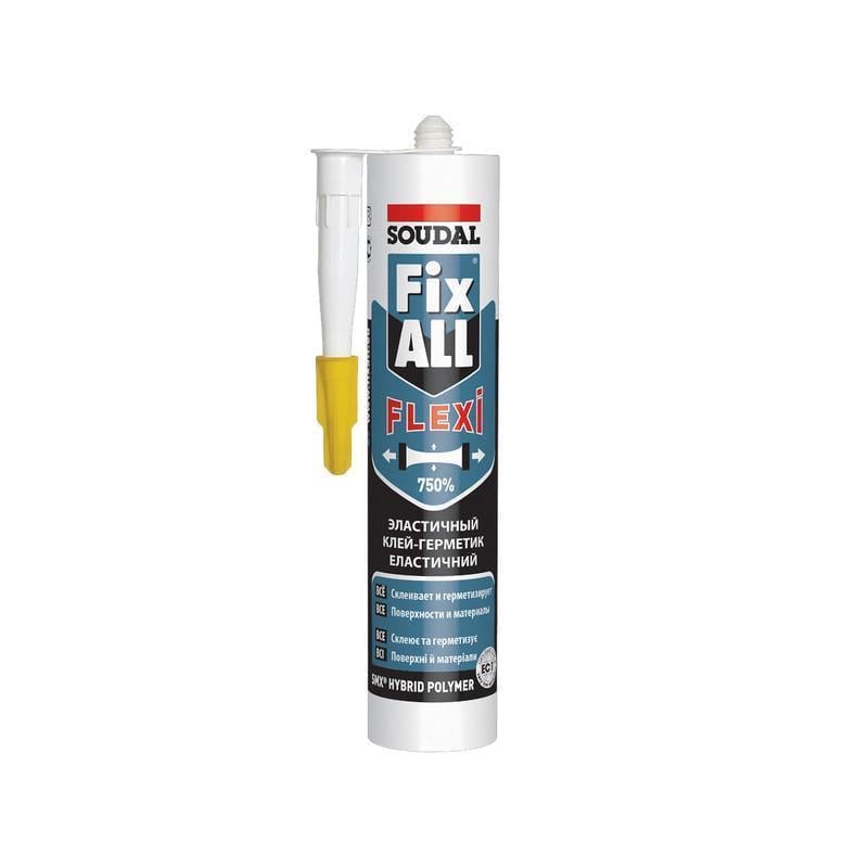 Клей-герметик универсальный SOUDAL FIX All Flexi SMX-полимер 290 мл 3 шт. Белый (0000200000000080002)