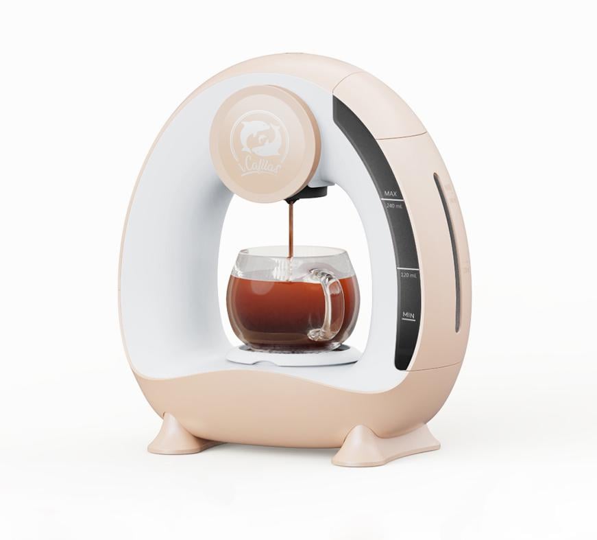 Кавомашина iCafilas MiniQ Coffee Machine Beige - фото 1